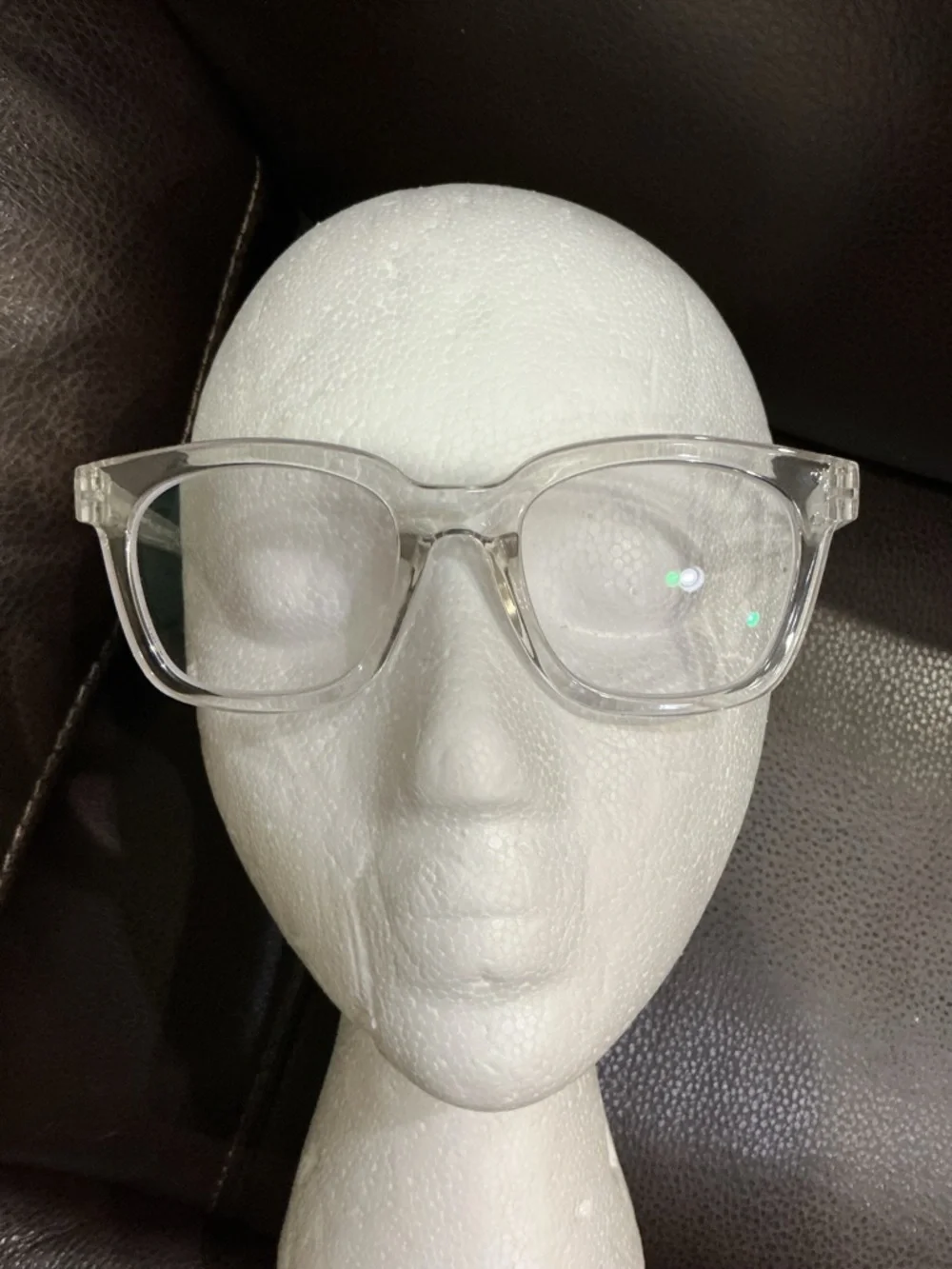 Peepers TO THE MAX Clear Transparent Square Bluelight Reading Glasses